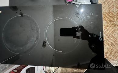 Piastra induzione candy doppio fuoco anche incasso