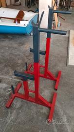 Rack palestra regolabile