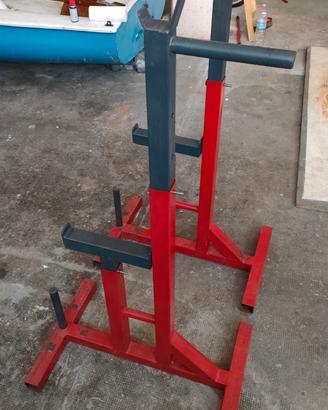 Rack palestra regolabile