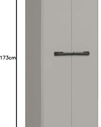 armadio plastica 3 ripiani regol