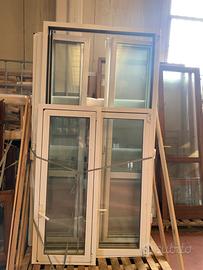 Serramenti in alluminio di colore bianco