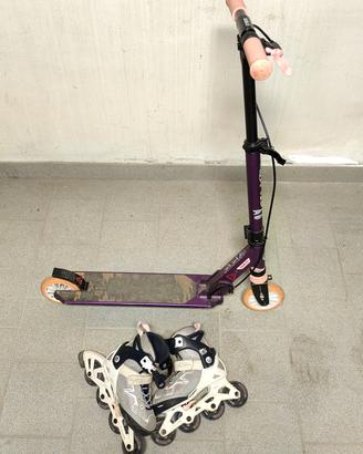 Decathlon: Monopattino + Pattini in linea