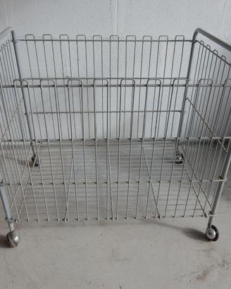 CARRELLO PIEGHEVOLE PER BIANCHERIA