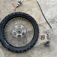 Ruota anteriore + impianto frenante