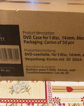 Custodia dvd nero