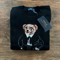 Maglione Donna  Ralph Lauren Teddy Nero Taglia M