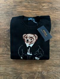 Maglione Donna  Ralph Lauren Teddy Nero Taglia M