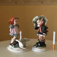 COPPIETTE IN PORCELLANA FIRMATE TIZIANO GALLI