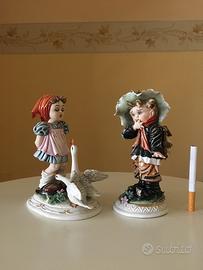 COPPIETTE IN PORCELLANA FIRMATE TIZIANO GALLI