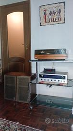 Impianto Hi-Fi Vintage Lenco, Toshiba e Casse