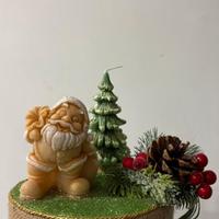 COMPOSIZIONE NATALIZIA CON CANDELE