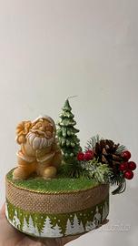 COMPOSIZIONE NATALIZIA CON CANDELE