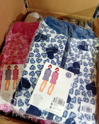 stok 13 vestaglie pile con zip 