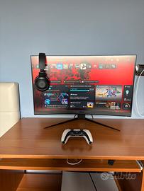 PS5 Digitale 825 GB, Monitor, cuffie