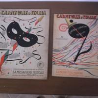 Carnevale d'Italia 2 fascicoli 1938-1940