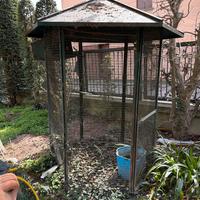 Voliera in metallo