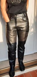 Pantaloni moto in vera pelle Bikers Gear