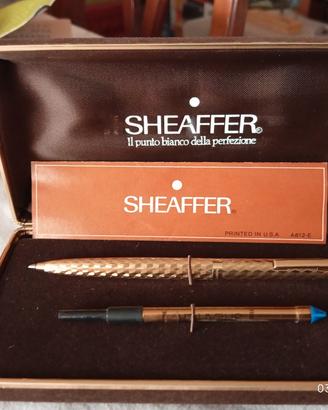 penna a sfera vintage Sheaffer - placcata oro 