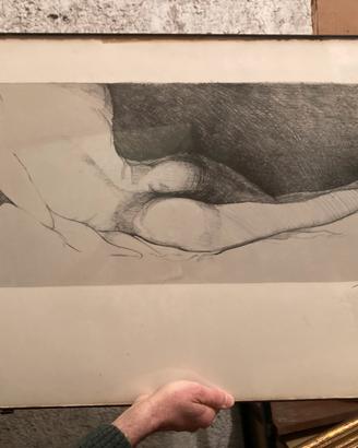 EDOLO MASCI - NUDO DI DONNA - litografia firmata
