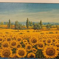 quadro con girasoli 