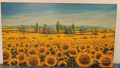 quadro con girasoli 