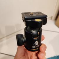 Testa a sfera BEIKE BK-03A treppiedi con piastra
