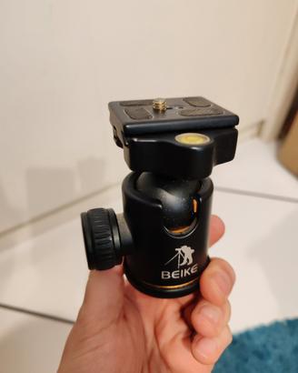 Testa a sfera BEIKE BK-03A treppiedi con piastra