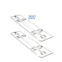 SET TARGHE PORTA CROMATE