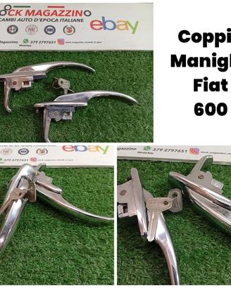 Coppia maniglia Fiat 600 nuove dx e sx