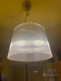 Lampadario Gè di Kartell trasparente