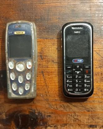 Cellulari Nokia e Nec vintage