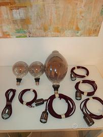lampadine decorative calde a led e cavi a corda