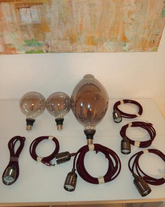 lampadine decorative calde a led e cavi a corda