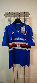 Maglia da gioco Sampdoria originale Macron XL
