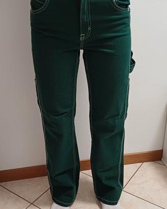 pantalone cargo verde