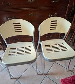2 sedie designer VICO MAGISTRETTI per KARTELL 