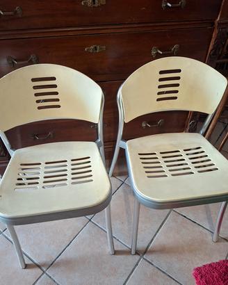 2 sedie designer VICO MAGISTRETTI per KARTELL 