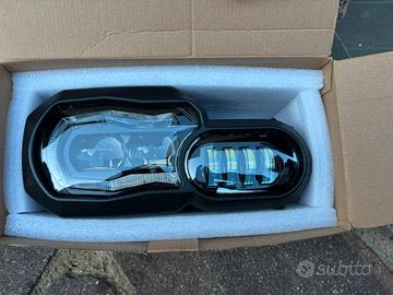 Tris valigie vario, staffe bmw, faro led