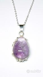 Ciondolo in argento 925 e Ametista