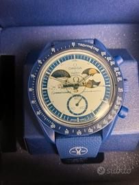 OmegaXSwatch Mission To Earthphase Moonshine Gold