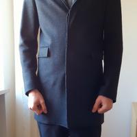 Cappotto Paolo Pecora 100% Merinos taglia M Grigio