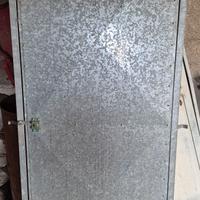 Porta zincata e coibentata cm 90 x 200 con telaio