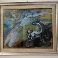 OLIO SU TELA FIRMATO 50*70 - 0ccasione