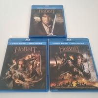 Lo Hobbit 3 Film in Bluray Trilogia completa