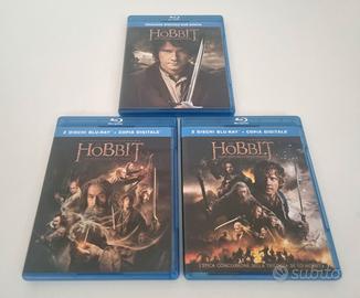 Lo Hobbit 3 Film in Bluray Trilogia completa