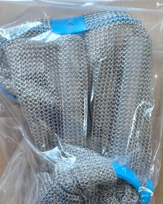 Guanto antitaglio inox lungo tridentum