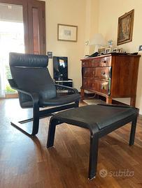 poltrona in pelle ikea