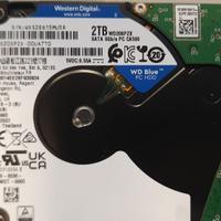 2TB WD BLUE SATA Western Digital MECCANICO