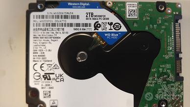 2TB WD BLUE SATA Western Digital MECCANICO