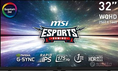 MONITOR GAMING MSI 32 POLLICI MPG321QRF-QD 